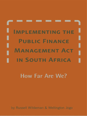 cover image of Implementing the Public Finance Manageme